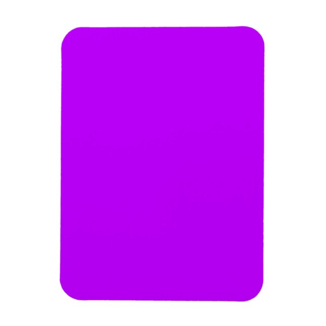 Electric Purple Contemporary Solid Colour Magnet (Vertical)