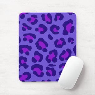"Electric Purple Leopard" Mouse Mat