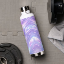 Electric purple neon patterns AI art 