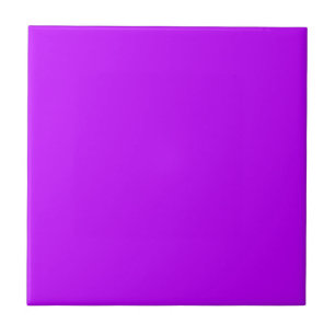 Electric Purple Solid Colour Tile