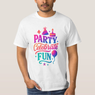 Electric Radiance Birthday Fusion T-Shirt