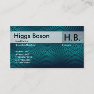 Electric Rain - Green - Customised Business Card