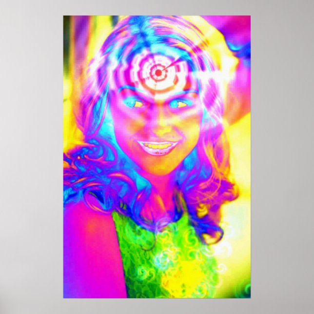 Electric Rainbow Poster (Front)