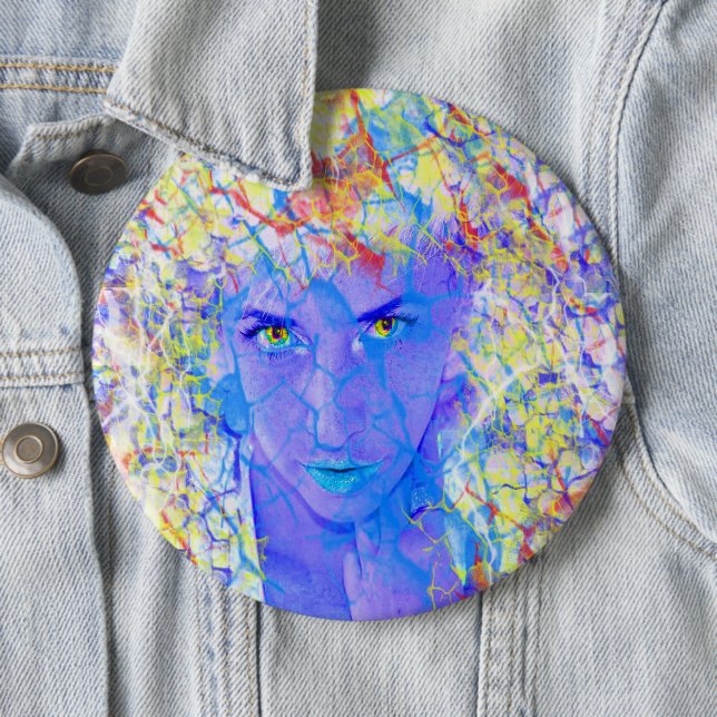 Electric Reality Pinback Button (In Situ)