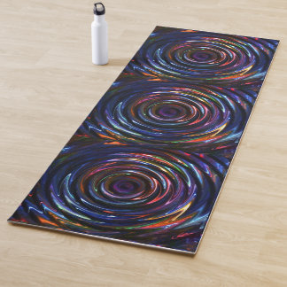 Electric Ripple Design Yoga Mat