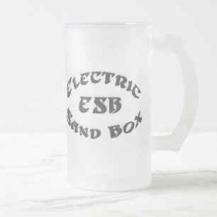 ELECTRIC SANDBOX "FROSTED MUG" FROSTED GLASS BEER MUG