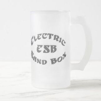 ELECTRIC SANDBOX "FROSTED MUG" FROSTED GLASS BEER MUG