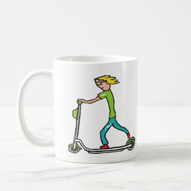 Electric Scooter Coffee Mug (Left)