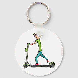 Electric Scooter Key Ring