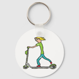Electric Scooter Key Ring