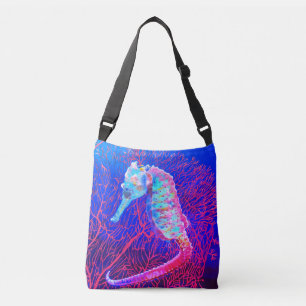 Electric Seahorse Crossbody Bag