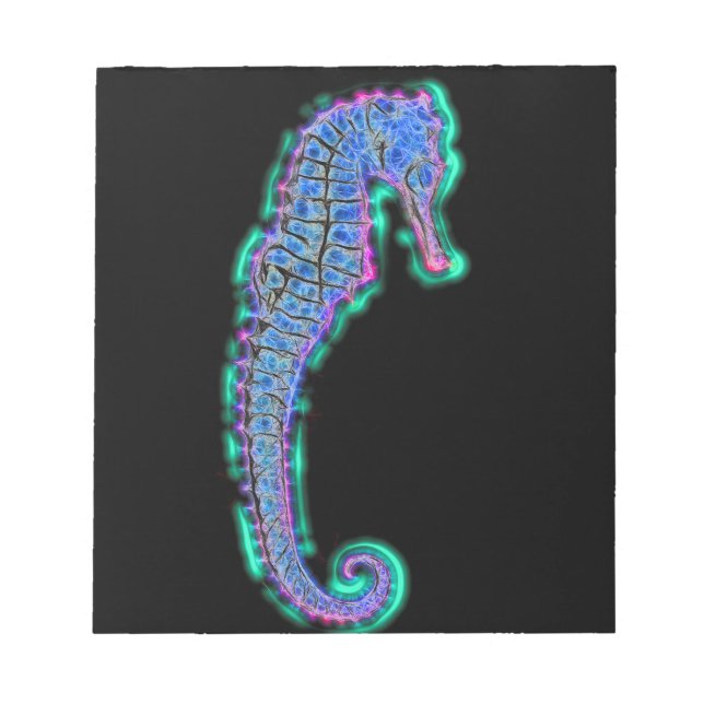 Electric Seahorse Notepad (Front)