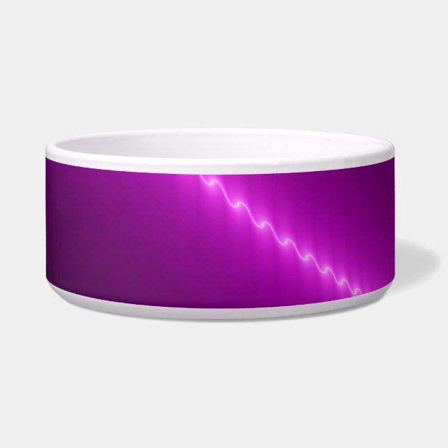 Electric Shock Fractal Dog Bowl (Left)