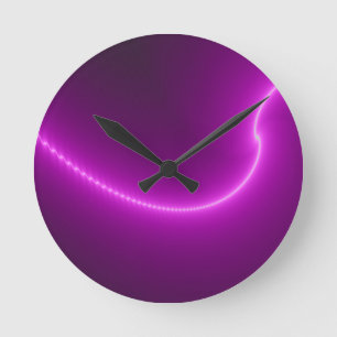 Electric Shock Fractal Wall Clock