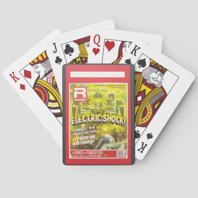 Electric Shock Si-Fi Car Playing Cards (Back)