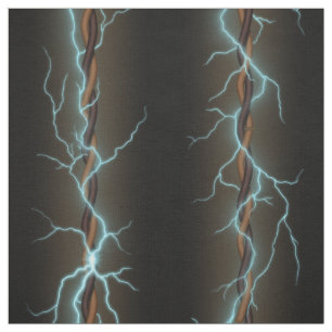 Electric Shock Twisted Wires Industrial Grunge Fabric