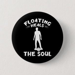 Electric Skateboard Floating Heals One Wheel Skate 6 Cm Round Badge