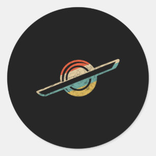 Electric Skateboard Retro Onewheel Float Skateboar Classic Round Sticker