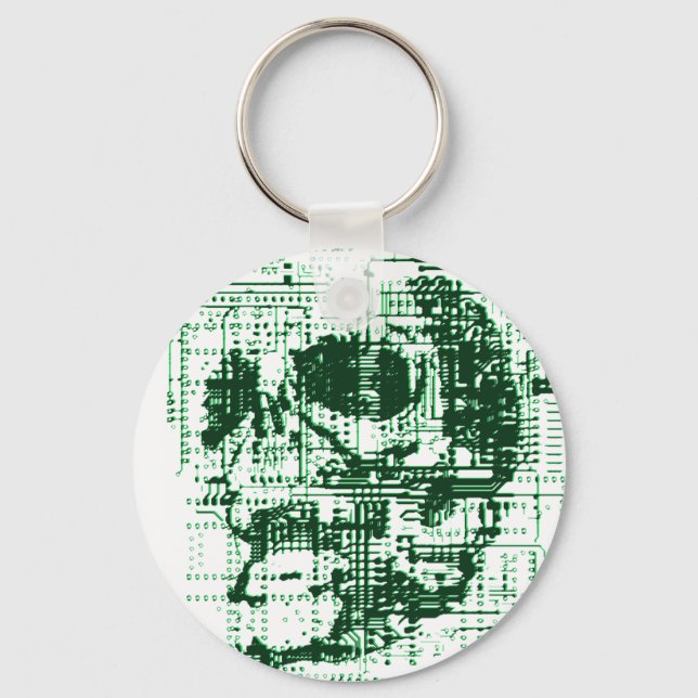Electric Skull Key Ring (Front)