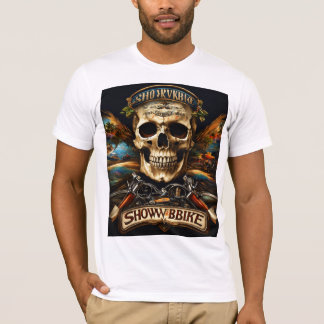 Electric Skull Rock Festival Tee | Guitar & Drum