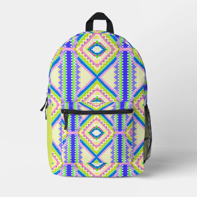 Electric Sky Weaver Printed Backpack (Front)