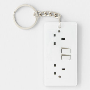 Electric socket from the UK Key Ring