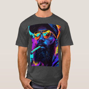 Electric Street King – Urban Graffiti Pop Art Port T-Shirt