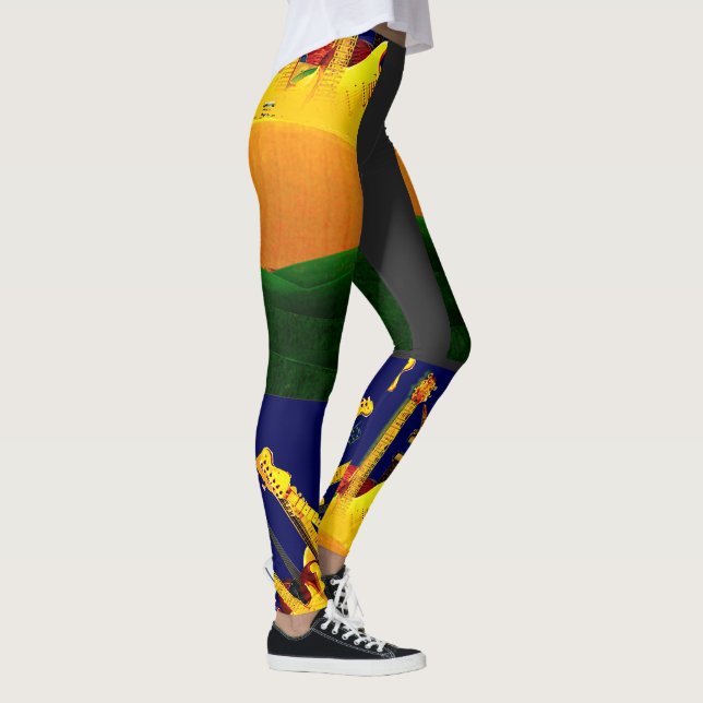 ELECTRIC SUNSET! LEGGINGS (Right)