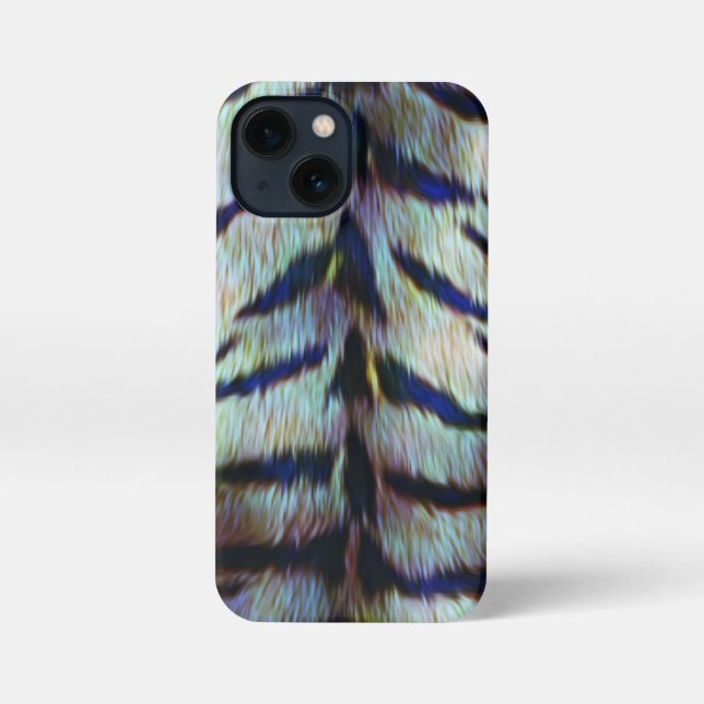 Electric Tiger Skin Print iPhone Case (Back)