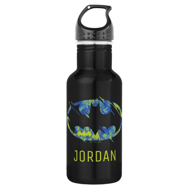 Electric Up Batman Symbol 532 Ml Water Bottle (Front)