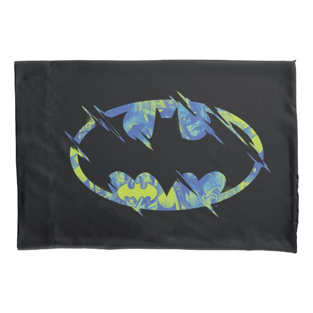Electric Up Batman Symbol Pillowcase (Front)