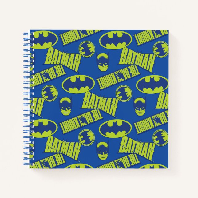 Electric Up Batman - The Dark Knight Pattern Notebook (Front)