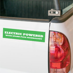 ELECTRIC VEHICLE BUMPER STICKER
