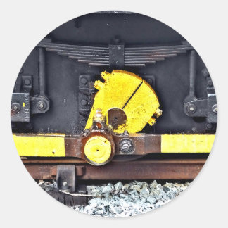 ELECTRIC VINTAGE TRAINS CLASSIC ROUND STICKER