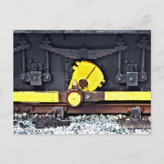 ELECTRIC VINTAGE TRAINS POSTCARD