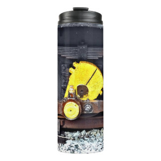 ELECTRIC VINTAGE TRAINS THERMAL TUMBLER