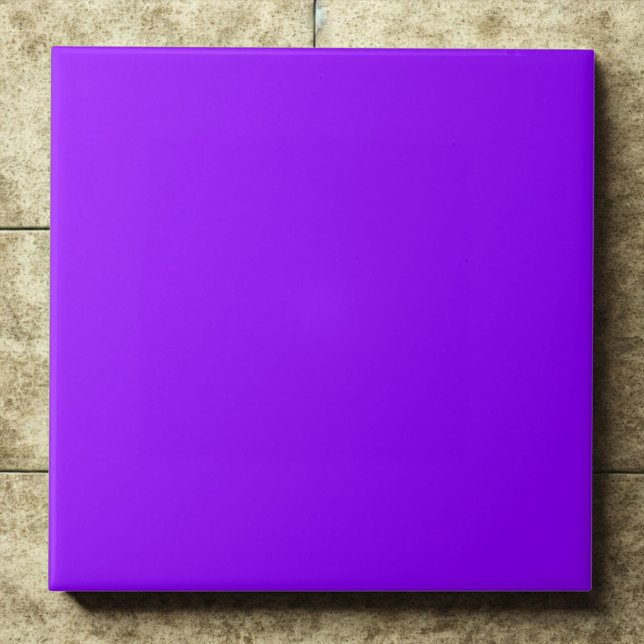 Electric Violet #8f00ff Bold, Vivid, Futuristic Tile (Creator Uploaded)