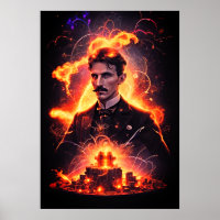 Electric Visionary: Nikola Tesla's Lightning
