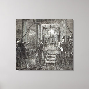 Electrical apparatus for the Clock Tower Canvas Print