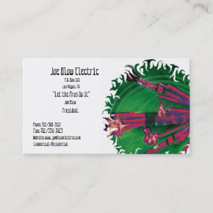 Electrical Business Card Template