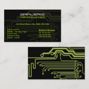 Electrical Circuit Board Business Card