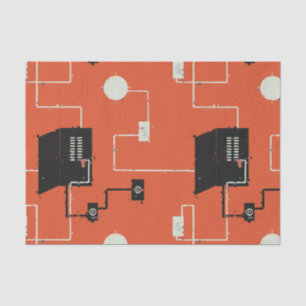 Electrical Circuits Tissue Paper