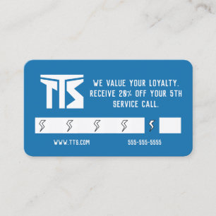 Electrical Contractor Professional Loyalty Card