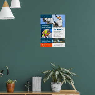 Electrical Contractor Services Custom Poster