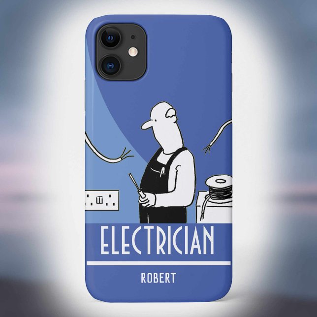 Electrical Electrician at Work Case-Mate iPhone Case (Creator Uploaded)