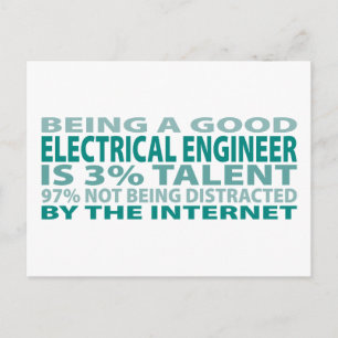 Electrical Engineer 3% Talent Postcard