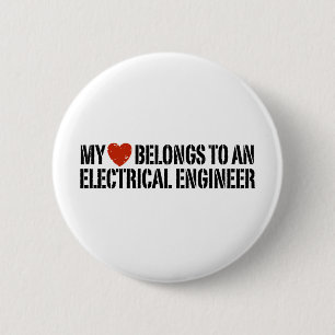 Electrical Engineer 6 Cm Round Badge