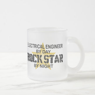 Electrical Engineer by Rock Star Frosted Glass Coffee Mug