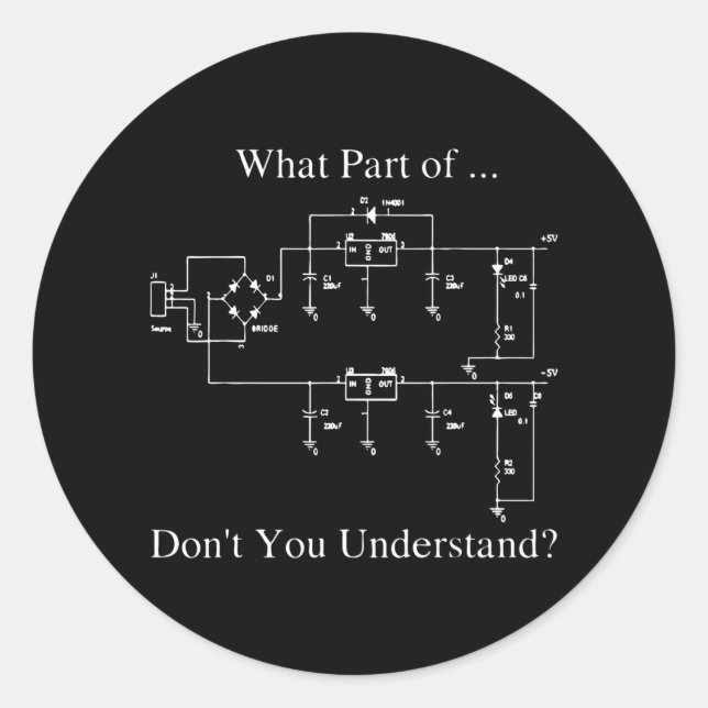 Electrical Engineer Classic Round Sticker (Front)