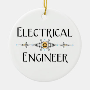 Electrical Engineer Decorative Line Ceramic Tree Decoration